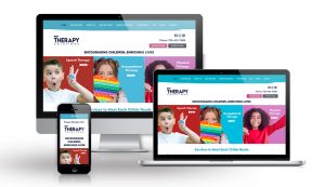 Therapy Solutions portfolio mockup